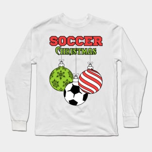 Soccer Christmas Long Sleeve T-Shirt